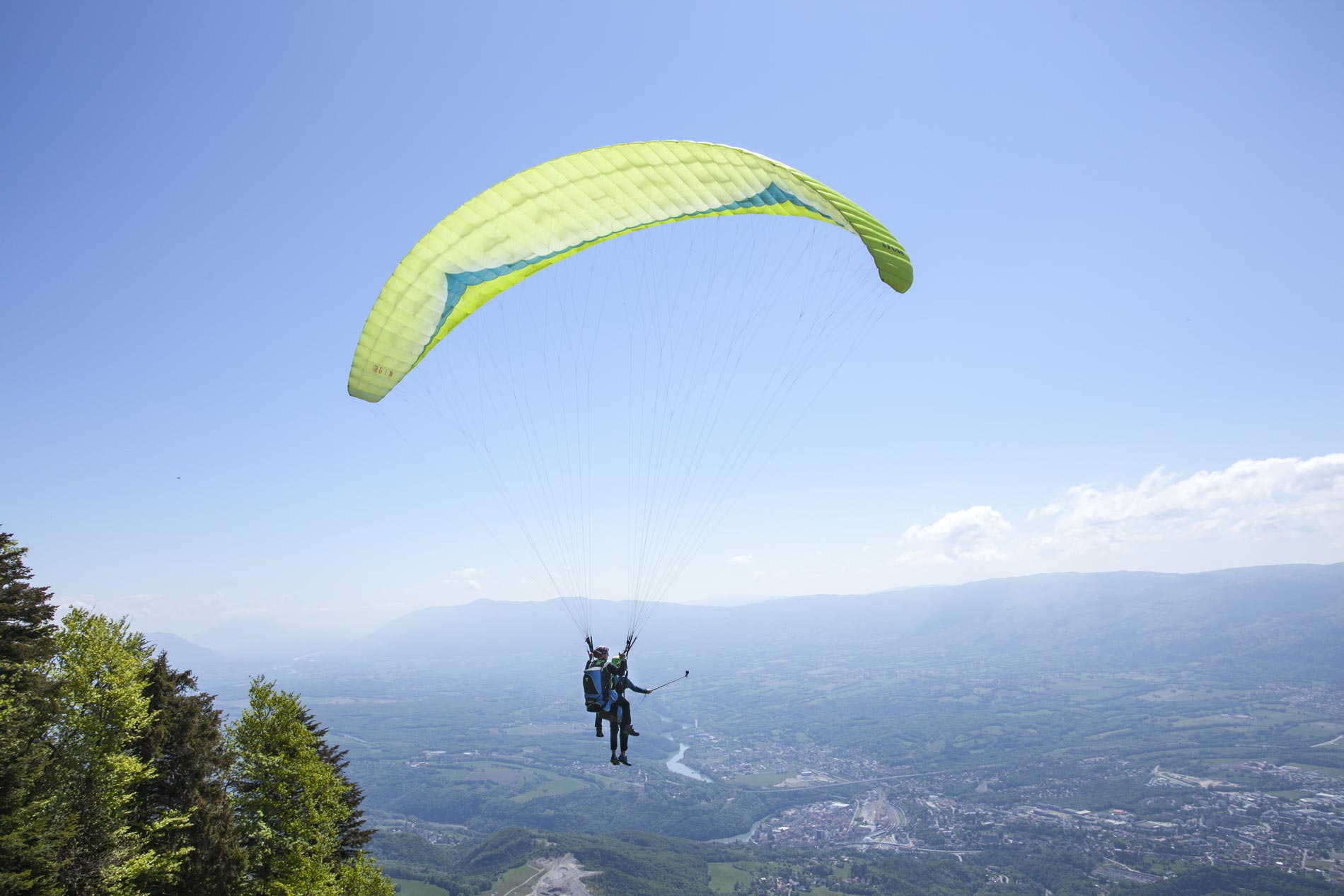 Parapente avec Didier Marinet ©Daniel Gillet