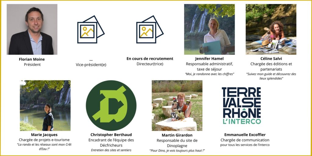 Equipe de l'Office de Tourisme Terre Valserhône