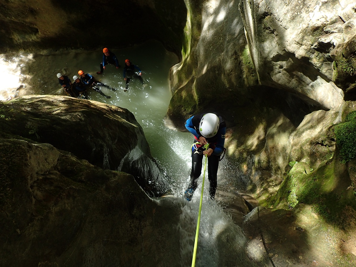 Canyoning avec Lézard des bois