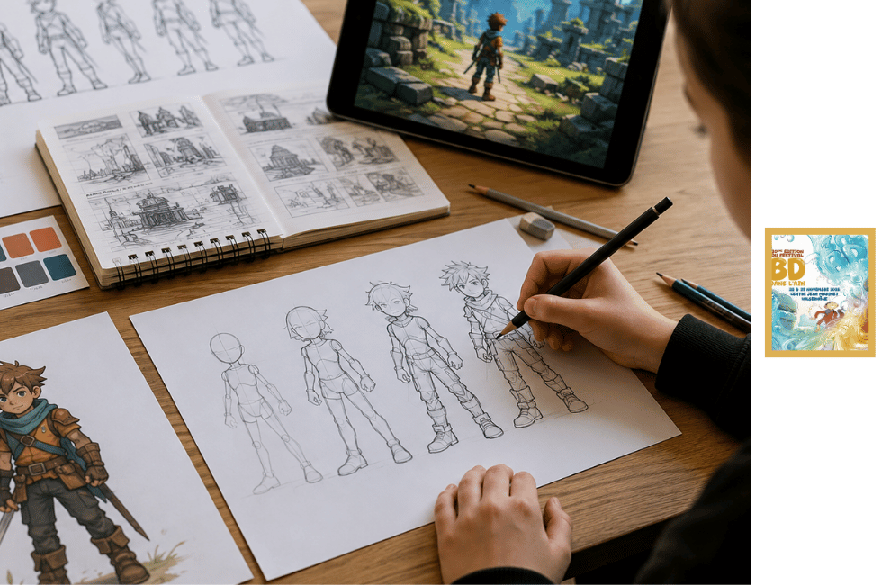 Initiation au dessin et découverte des coulisses du jeu vidéo
